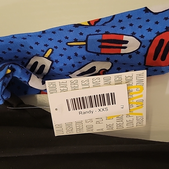 LulaRoe Randy shirt, patriotic Popsicles, 4th of July, XXS - Picture 3 of 4